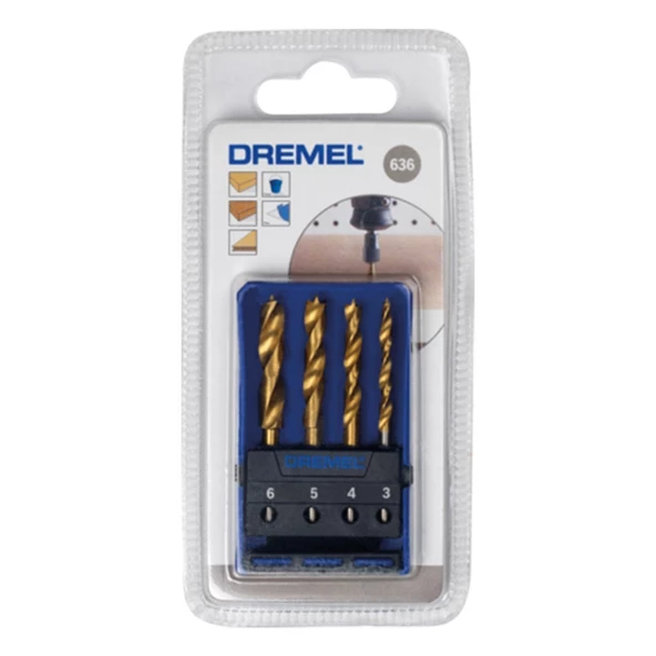 Dremel Ahşap Delici Uç Seti (636) - 26150636JA ürün görseli 1