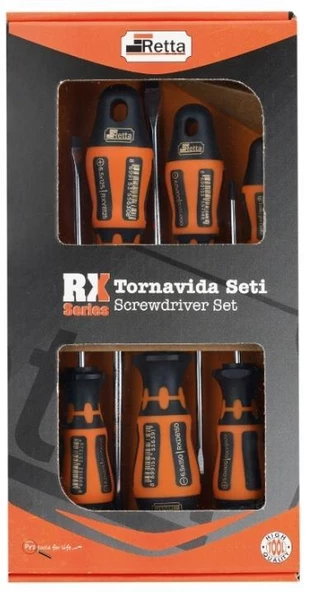 Retta 7 Parça Düz - Yıldız Tornavida Seti - RXS7000 ürün görseli 1