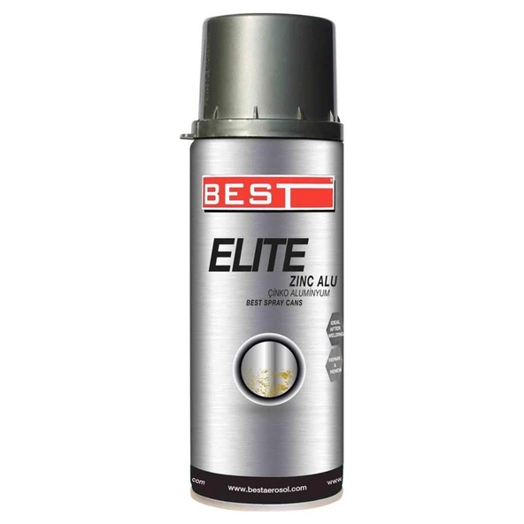 Best Elite Zinc Alüminyum Sprey Boya Çinko 400 ml ürün görseli 1