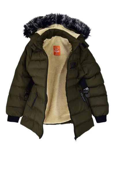Kız Çocuk Kapüşonlu Kaban BGL-ST03449 - Resim 5
