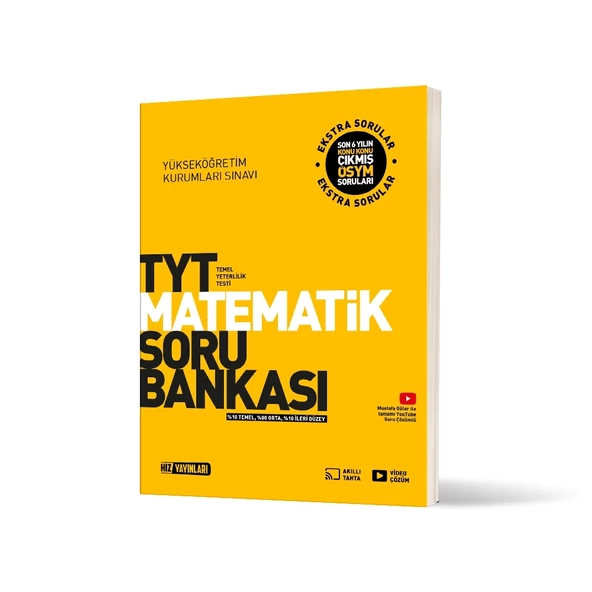 Hız Yayınları TYT Matematik Soru Bankası Yeni Basım ürün görseli 1