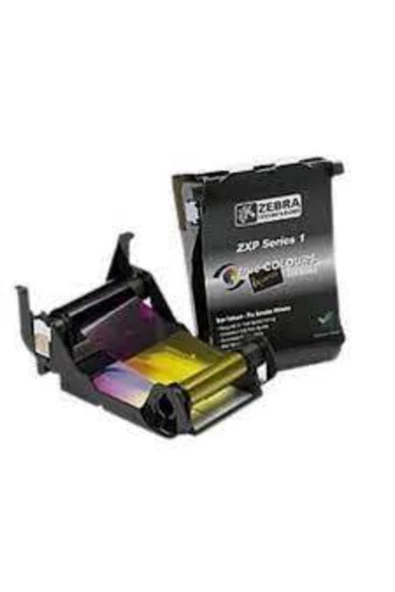 Zebra ZXP 1 YMCKO Renkli Ribon – 100 Baskı ürün görseli 1
