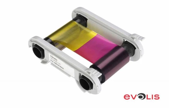 Evolis Zenius & Primacy 1/2 Yarım Panel 400 Renkli Baskı Ribon(R5H004NAA) ürün görseli 1