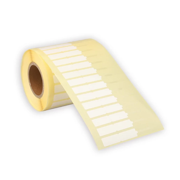 Kuyumcu ve Gözlük Etiketi Beyaz Şeffaf uçlu 10 mm X 76 mm ithal ürün görseli 1