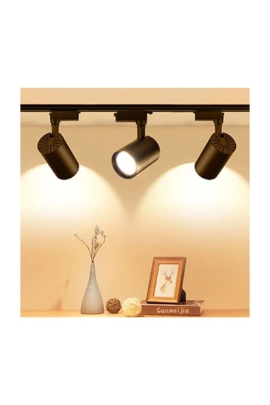 30w Ray Spot Ve Ray Seti - 3 Adet Ray Spot Günışığı - 1 Metre Ray Siyah ürün görseli 1