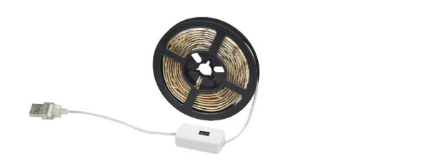 Azemax Usb Sensörlü Şerit LED/3 metre/Beyaz - Resim 3