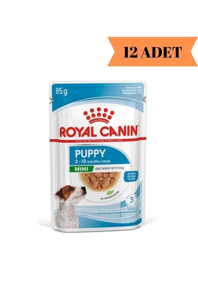 Royal Canin® Puppy Mini Gravy Yavru Köpek Yaş Maması 85 Gr*12 ürün görseli 1
