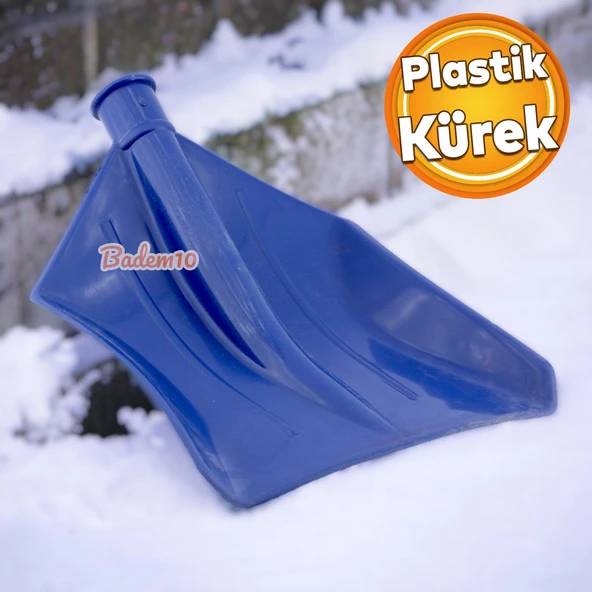 Plastik Faryap Kar Küreme Küreği 29x30 cm Kürek Ahır Gübre Hayvan Pisliği Temizleme Mavi Renk ürün görseli 1
