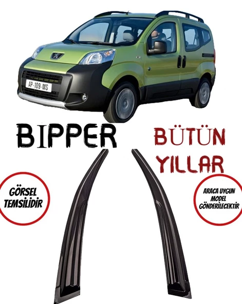Peugeot Bipper Cam Rüzgarlığı 2-li Tüm Yıllar ürün görseli 1