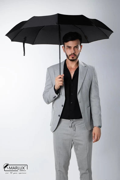 Marlux 10 Telli Rüzgara Dayanıklı Kırılmaz Manuel Şemsiye M24MPR2002M ürün görseli 1