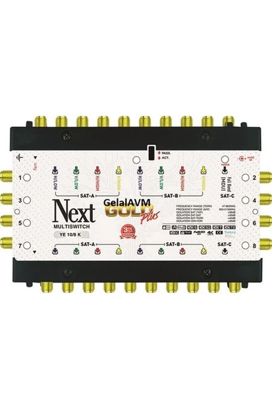 10/8 Kaskatlı Multiswitch Uydu Santrali NEXT ürün görseli 1