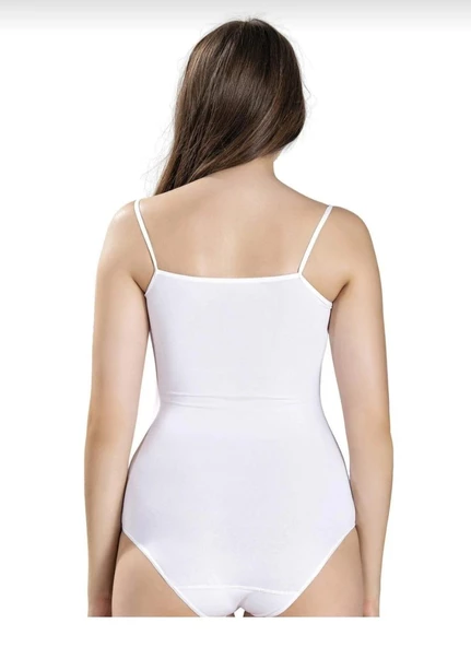 JİBER 502 BAYAN İP ASKILI ÇITÇITLI BODY TEKLİ - Resim 4