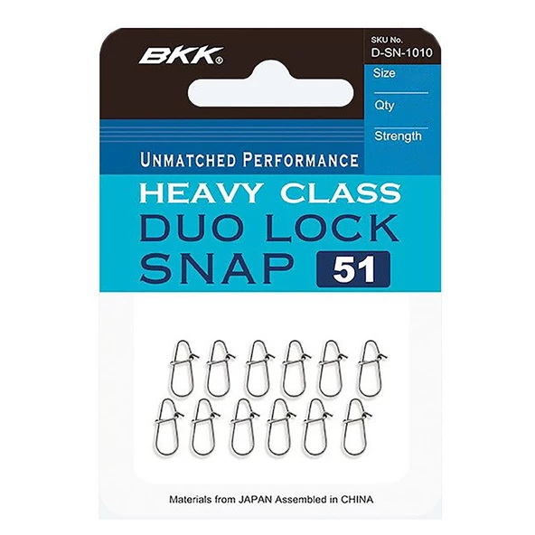 BKK Duolock Snap-51 Maket Balık Klipsi  3 10 Pcs ürün görseli 1