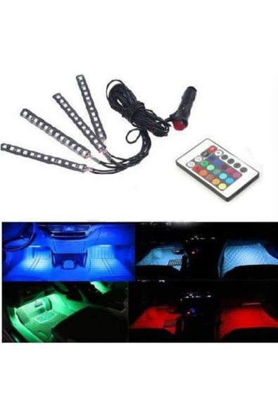 Ayak Altı Led {müziğe Duyarlı Ayak Altı Ledi }araç Içi Aydınlatma ürün görseli 1