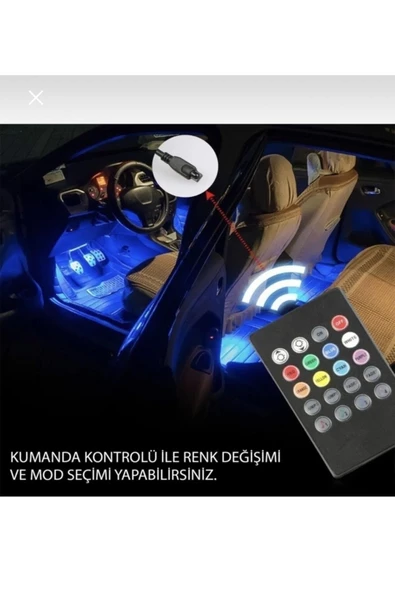 Rgb Ayak Altı Led - Resim 3