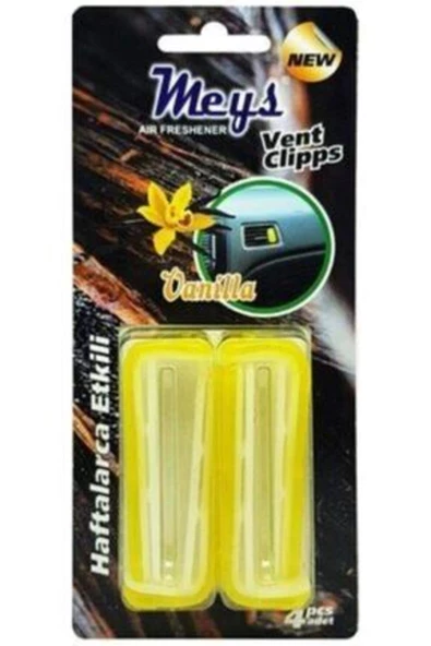 Klips Araba Mandal Koku 4 Paket (16 Adet) - Resim 2