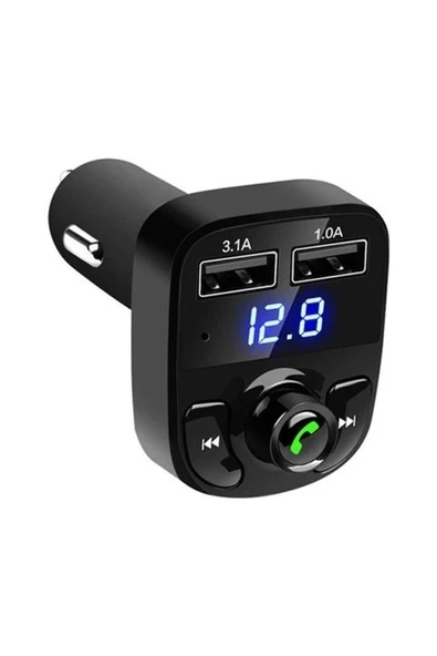 Araç Içi Bluetooth Mp3 Çalar & Şarj Aleti X8 (fm Verici) ürün görseli 1