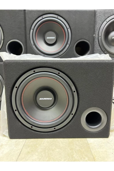 Soundmax Sx-fc12 30cm Subwoofer 1500wat 400rms Kabinli Soundmax ürün görseli 1