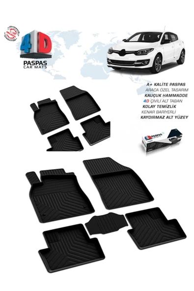 Renault Megane 3 Omsa 4d Paspas 2010 Ve Sonrası ürün görseli 1