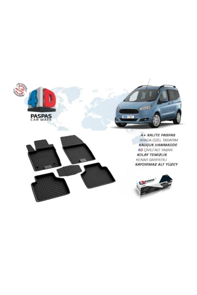 Ford Courier Omsa 4d Paspas 2014 Ve Sonrası ürün görseli 1