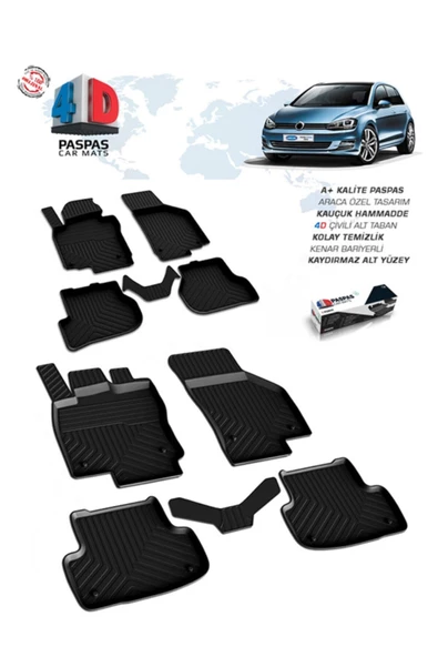 Volkswagen Golf 7 Omsa 4d Paspas 2012 Ve Sonrası ürün görseli 1