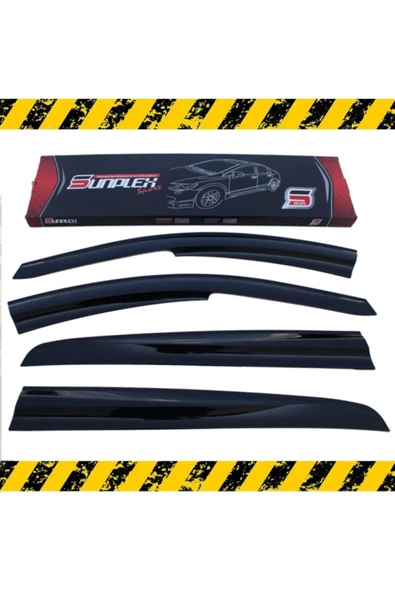 Ford Focus 2 Mügen Cam Rüzgarlığı Sd 2005-2011 Arası 4 Lü ürün görseli 1