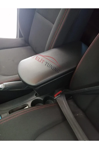Renault Clio 4 Deri Kol Dayama Kolçak Siyah Mdf ürün görseli 1