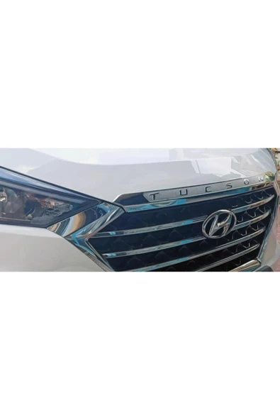Hyundai Tucson Kaput Ucu Çıtası Kaput Ucu Nikelajı Abs Krom ürün görseli 1