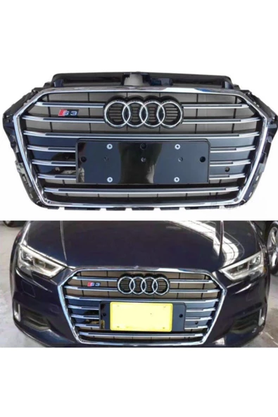 Audi A3 2016-2020 S3 Panjur Siyah ürün görseli 1
