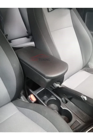 Hyundai I20 Uyumlu Deri Kol Dayama Kolçak Siyah Özel Üretim Mdf ürün görseli 1