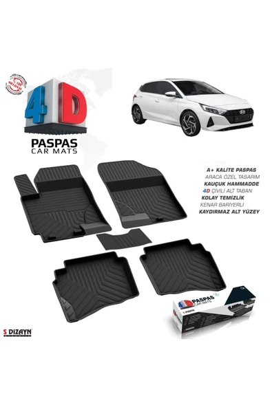 Hyundai I20 4d Havuzlu Paspas Omsa 2020 20212022 ürün görseli 1