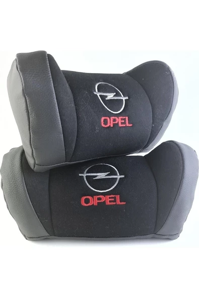 OPEL LÜX OTO BOYUN YASTIĞI (2 ADET) SİYAH ürün görseli 1