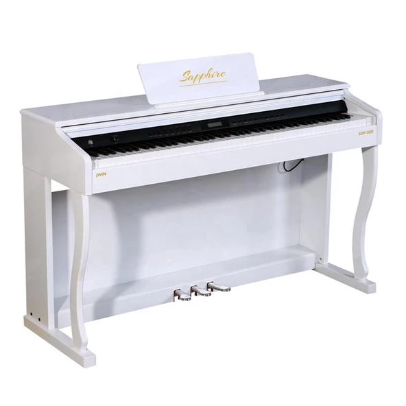 Jwin Sapphire SDP-320 Çekiç Aksiyonlu 88 Tuşlu Dijital Piyano - Beyaz ürün görseli 1