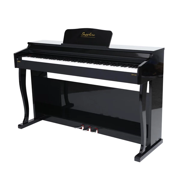 Jwin Sapphire SDP-220 Çekiç Aksiyonlu 88 Tuşlu Dijital Piyano - Siyah ürün görseli 1