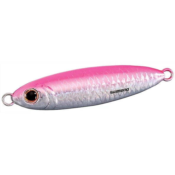 Shimano Ocea Stinger Butterfly Flat Light 66mm 40gr Metal Jig Yem  002 Pink ürün görseli 1