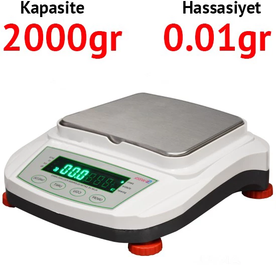 Swock 2 Kg 0.01 Gr Dijital Hassas Terazi ürün görseli 1