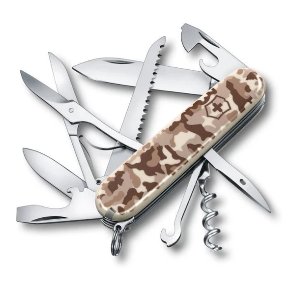 Victorinox VT 1.3713.941 Çakı Huntsman 91 MM Desert Kamuflaj Desen ürün görseli 1