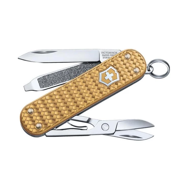 Victorinox VT 0.6221.408G Classıc SD Alox 58MM Çakı, Gold ürün görseli 1