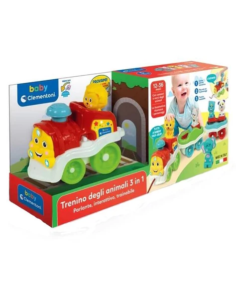 Baby Clementoni Bebek Hayvanlar Treni 17848 ürün görseli 1