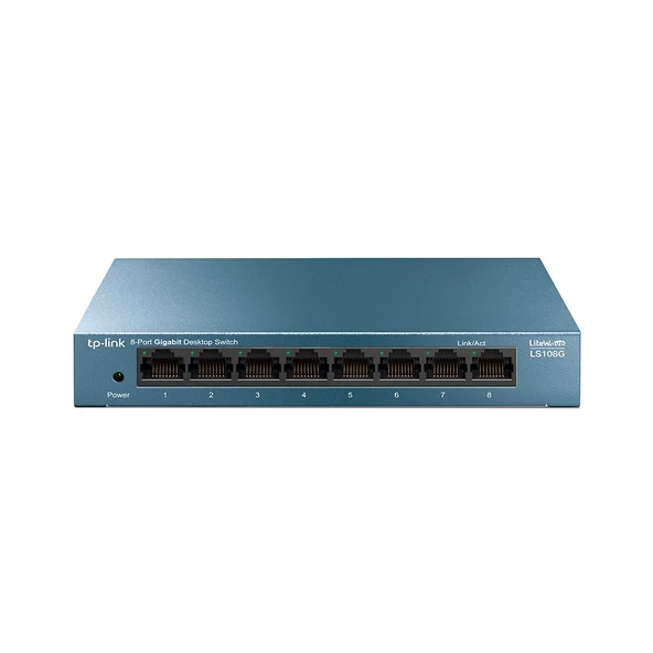 TP-LINK LS108G 8PORT 10/100/1000 YÖNETİLEMEZ SWITCH ürün görseli 1
