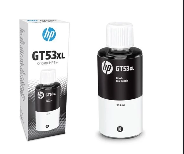 HP NO GT53XL Siyah Sise Kartuş 135ML 1VV21A ürün görseli 1