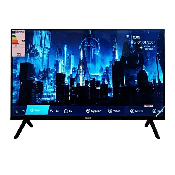 ROSE ATV-332 32inç 82 Ekran Android+Uydu Alıcılı Televizyon ürün görseli 1