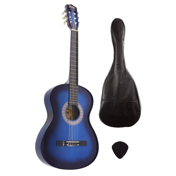 Jwin CG-3802 Klasik Gitar 38" (Kılıf + Pena) - Mavi ürün görseli 1