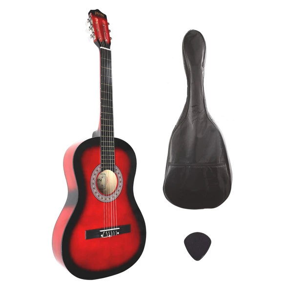 Jwin CG-3802 Klasik Gitar 38" (Kılıf + Pena) - Kırmızı ürün görseli 1
