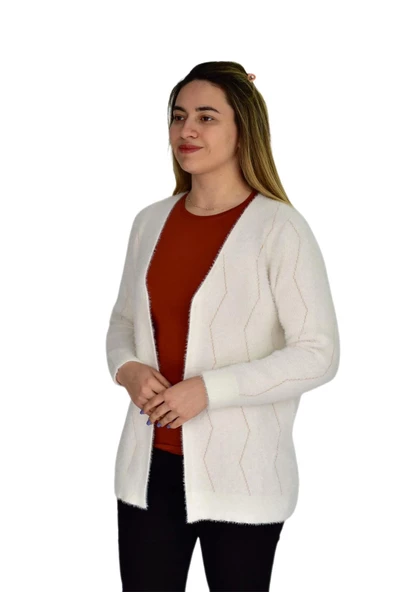 Kadın Yumoş Triko Hırka BGL-ST03359 - Resim 9