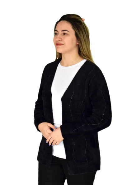 Kadın Yumoş Triko Hırka BGL-ST03359 - Resim 6