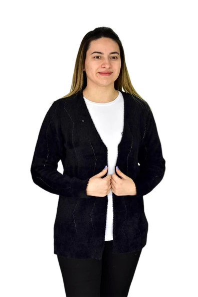 Kadın Yumoş Triko Hırka BGL-ST03359 - Resim 3