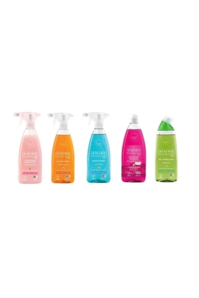 Premium 5'li (Mutfak,Banyo,Çok Amaçlı ,Wc Temizleyici,Bulaşık Deterjanı Orman Meyveleri) Paket 750 ml ürün görseli 1