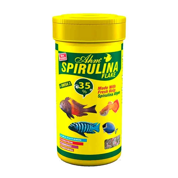 Ahm Spirulina Max Flake Food 250 ml ürün görseli 1