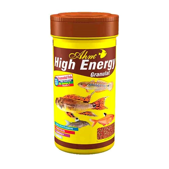 AHM High Energy Granulat 250 ml Balık Yemi ürün görseli 1